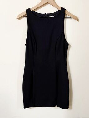 Lena Womens Black Sleeveless Sheath Dress Size Medium Casual